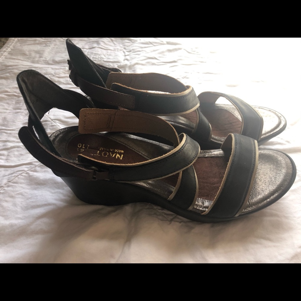 Naot sandals, never worn, size 41